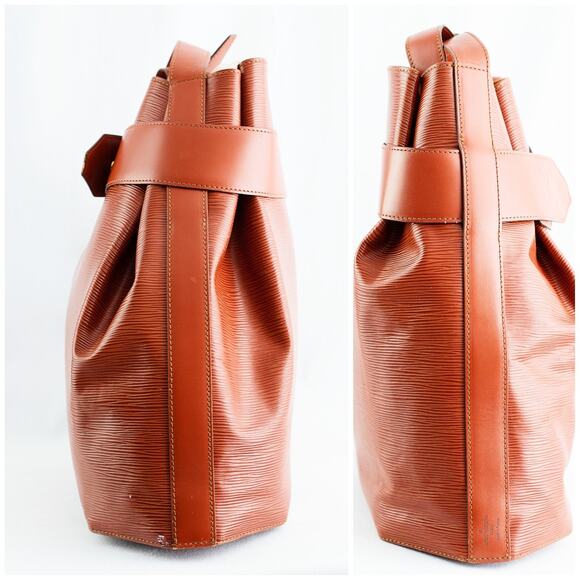 Louis Vuitton Sac d'Epaule Kenyan Fawn Rust Brown Epi Leather VI0975 *w/dustbag - Picture 8 of 15